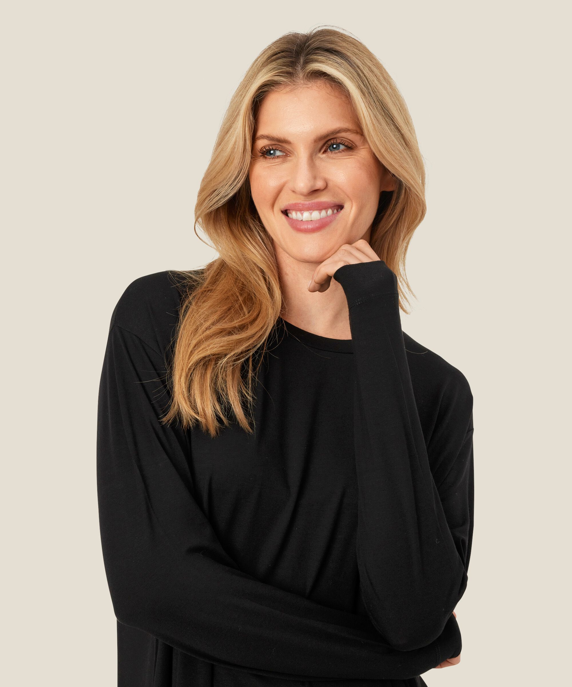 Gael JERSEY Tunic, Black