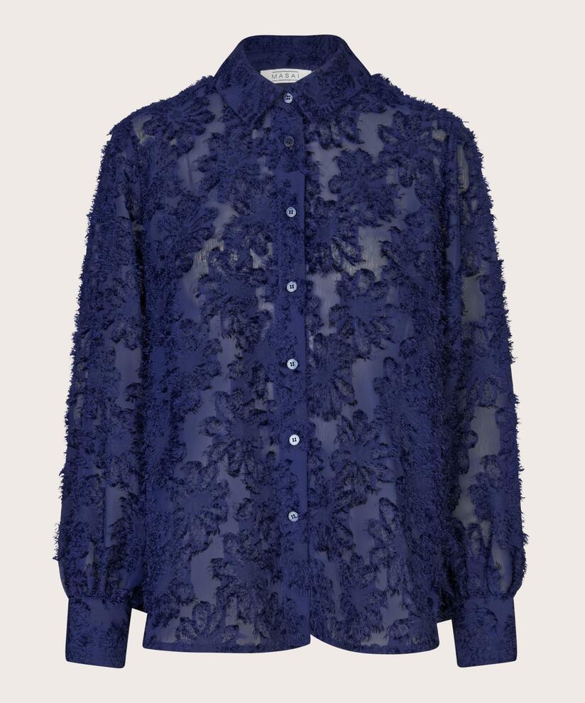 Ingrida Shirt, Medieval blue