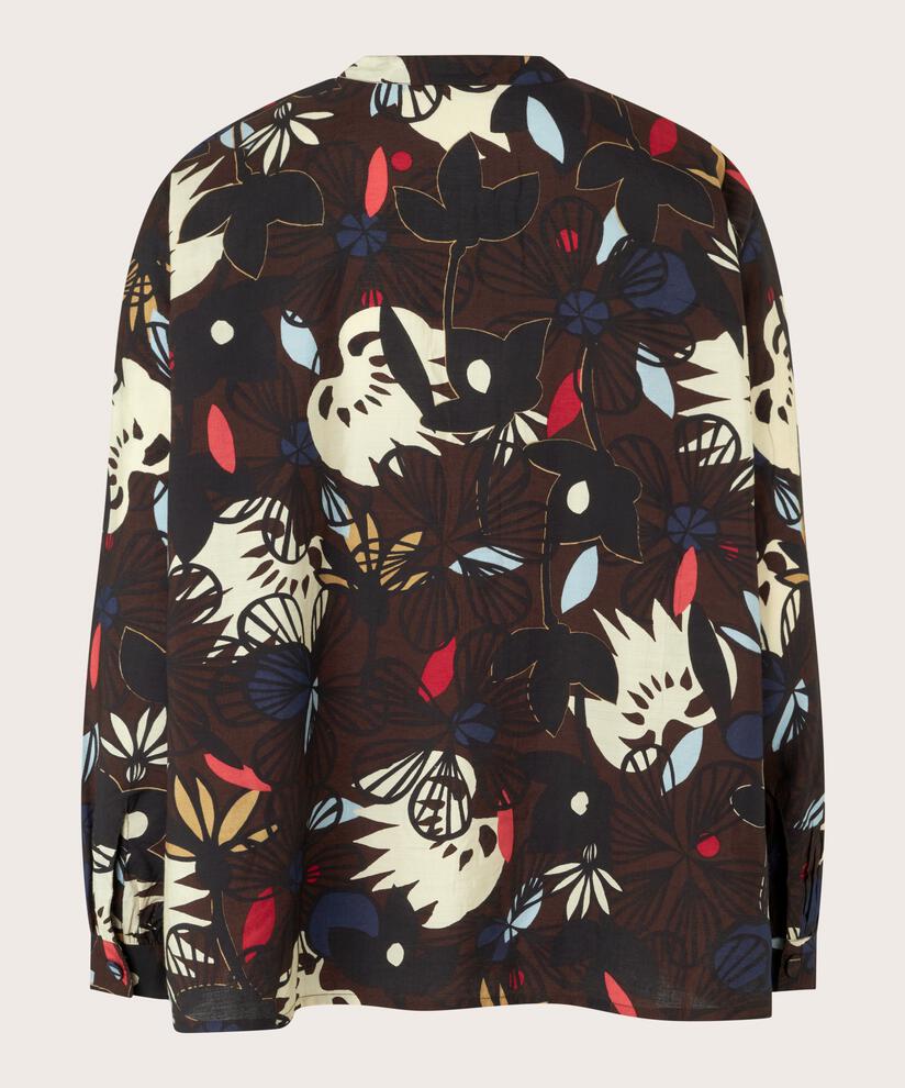 Beneda Blouse, Coffee Bean