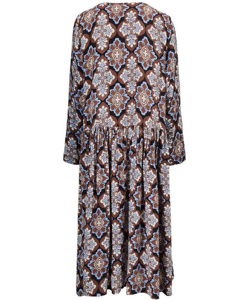 NITZA DRESS, Chestnut