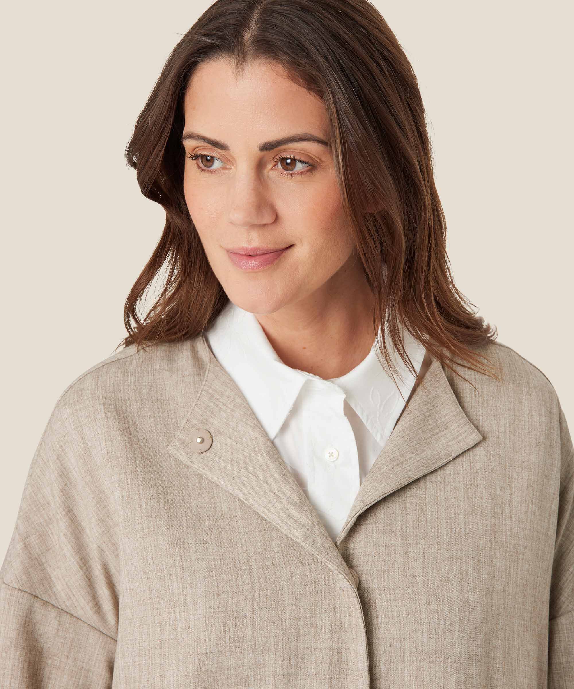 Journee Jacket, Beige melange