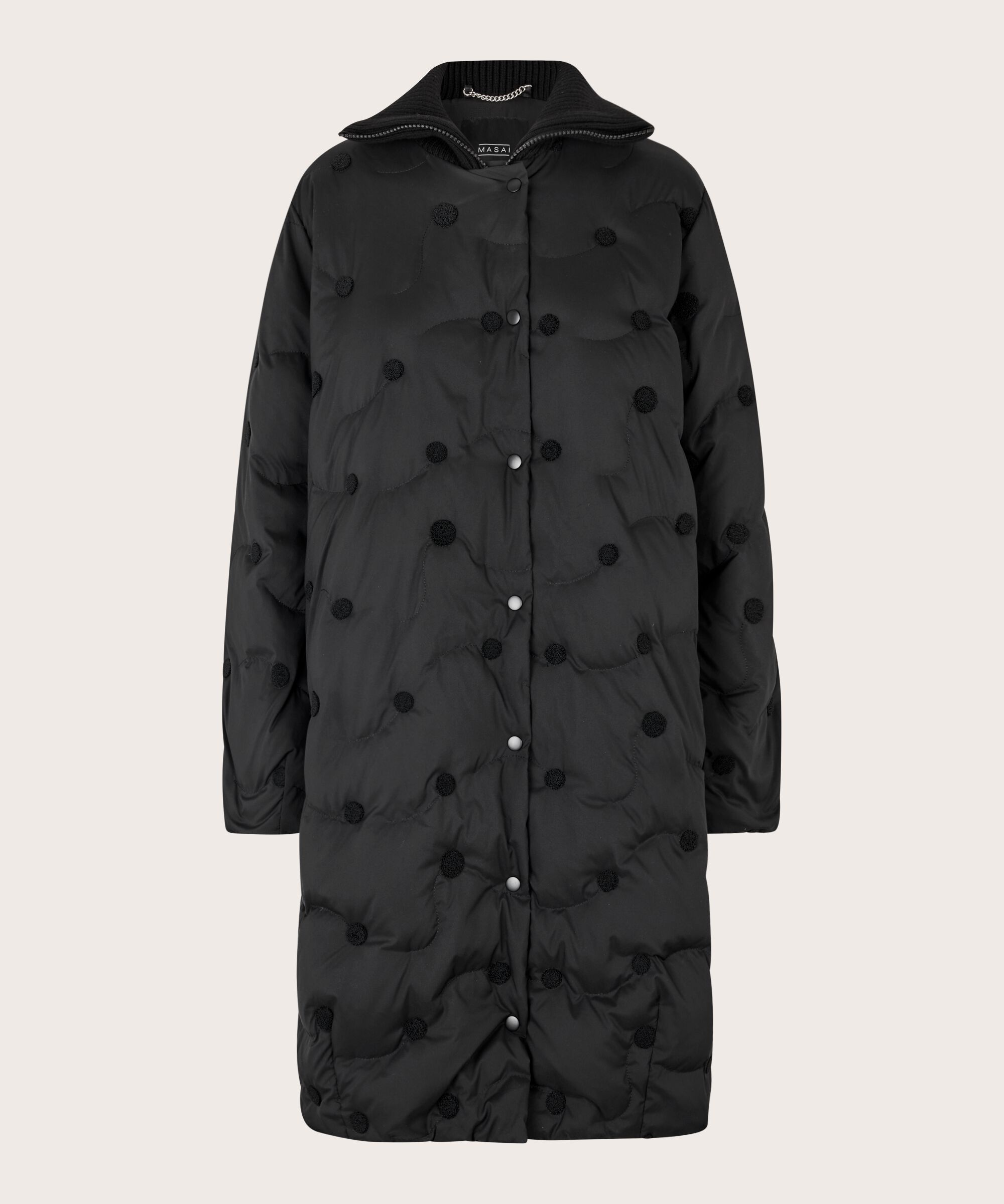 Tahila Down Coat, Black