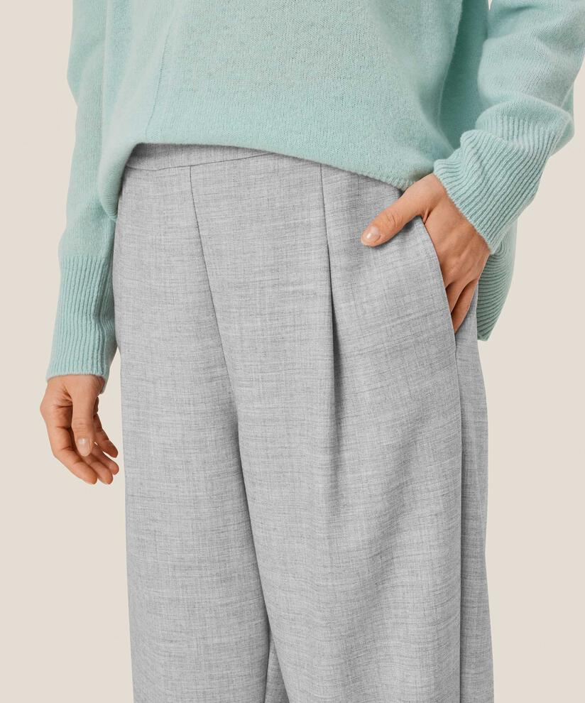 Parker Trousers, L. Grey mel.