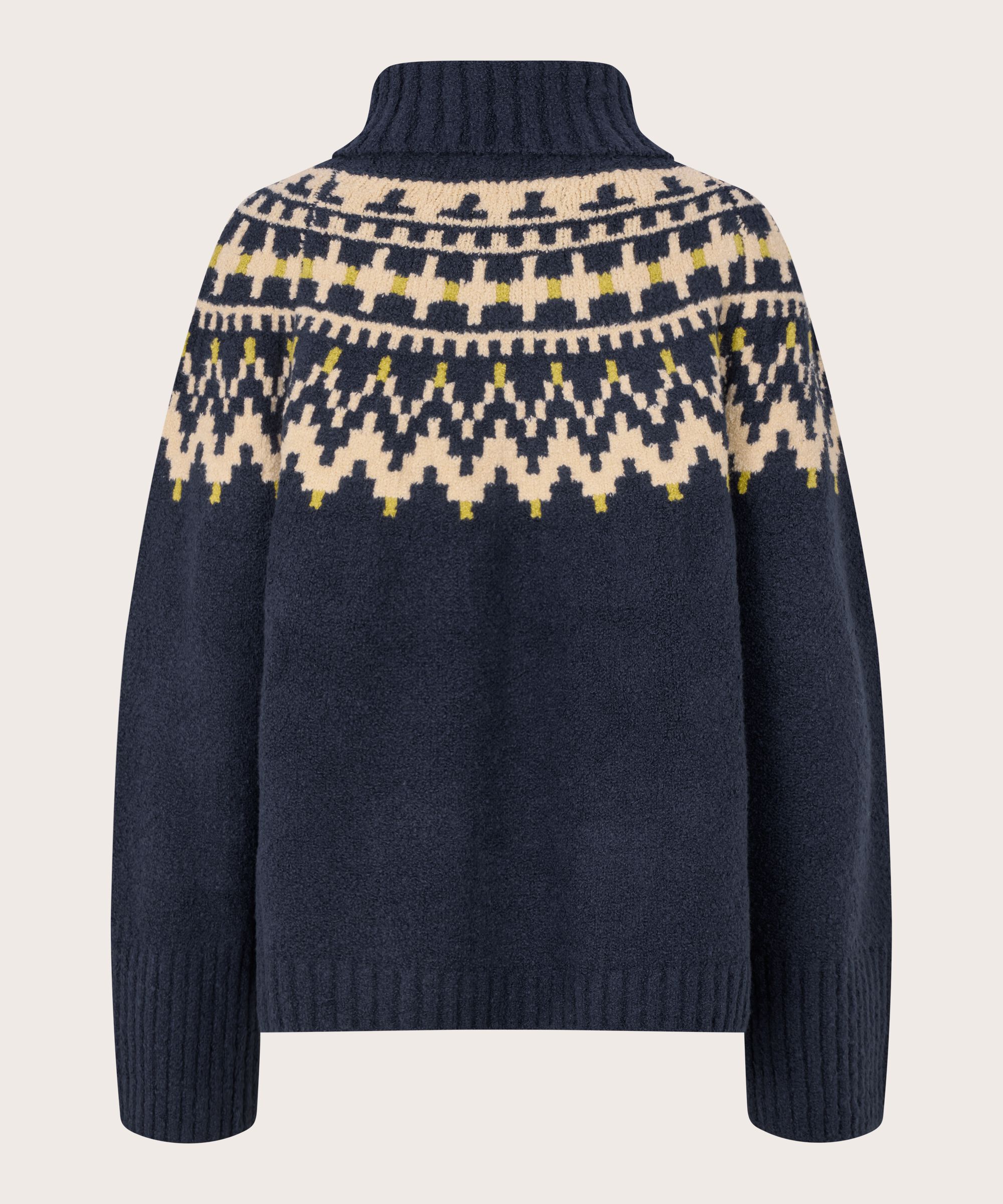 Fatima Jumper, Navy Blazer