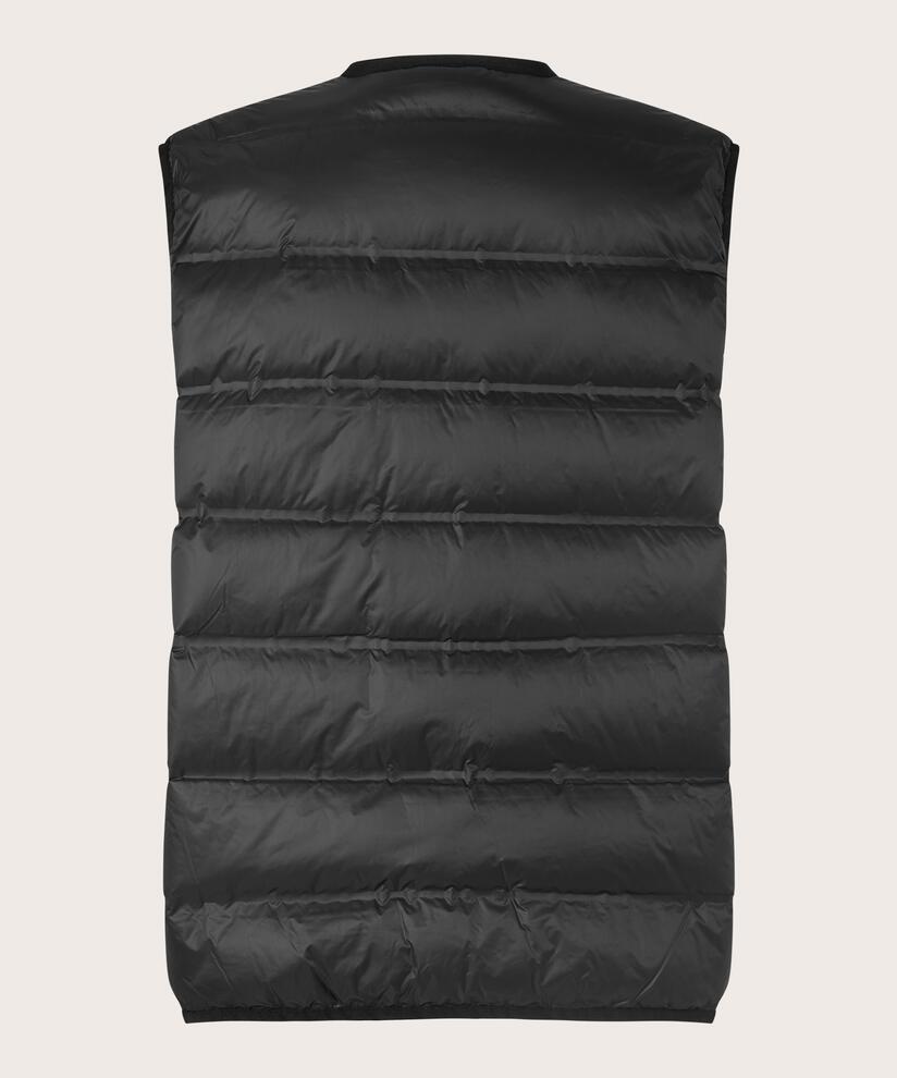 TUTTAN DOWN GILET, Black/Pumice