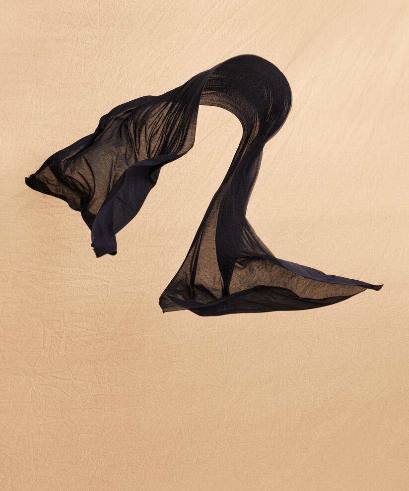 Amega JERSEY Scarf, Black