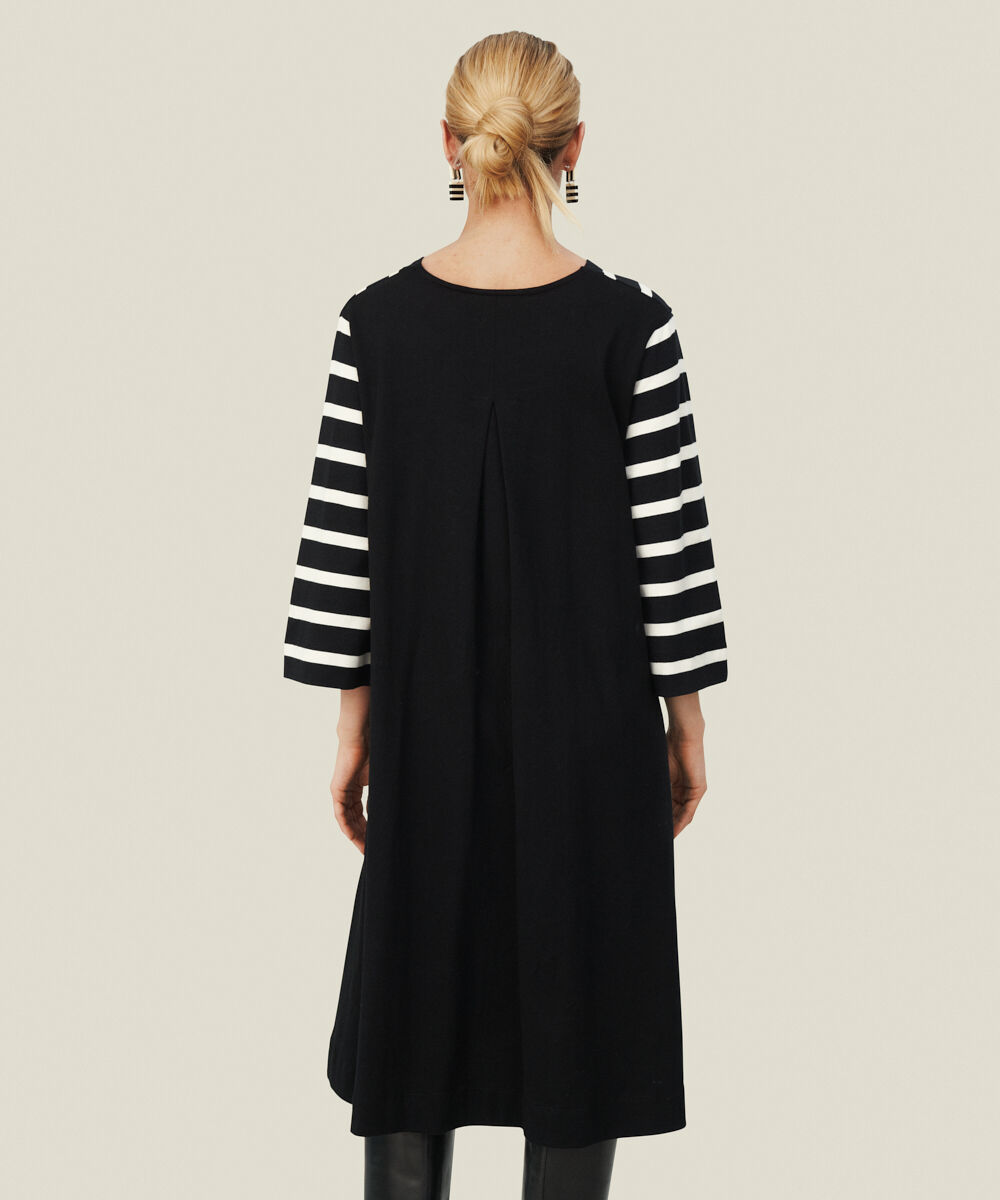 NELENA JERSEY DRESS, Black