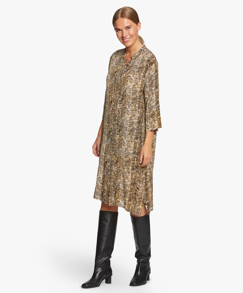 NIMES SHIRT DRESS, Tapenade