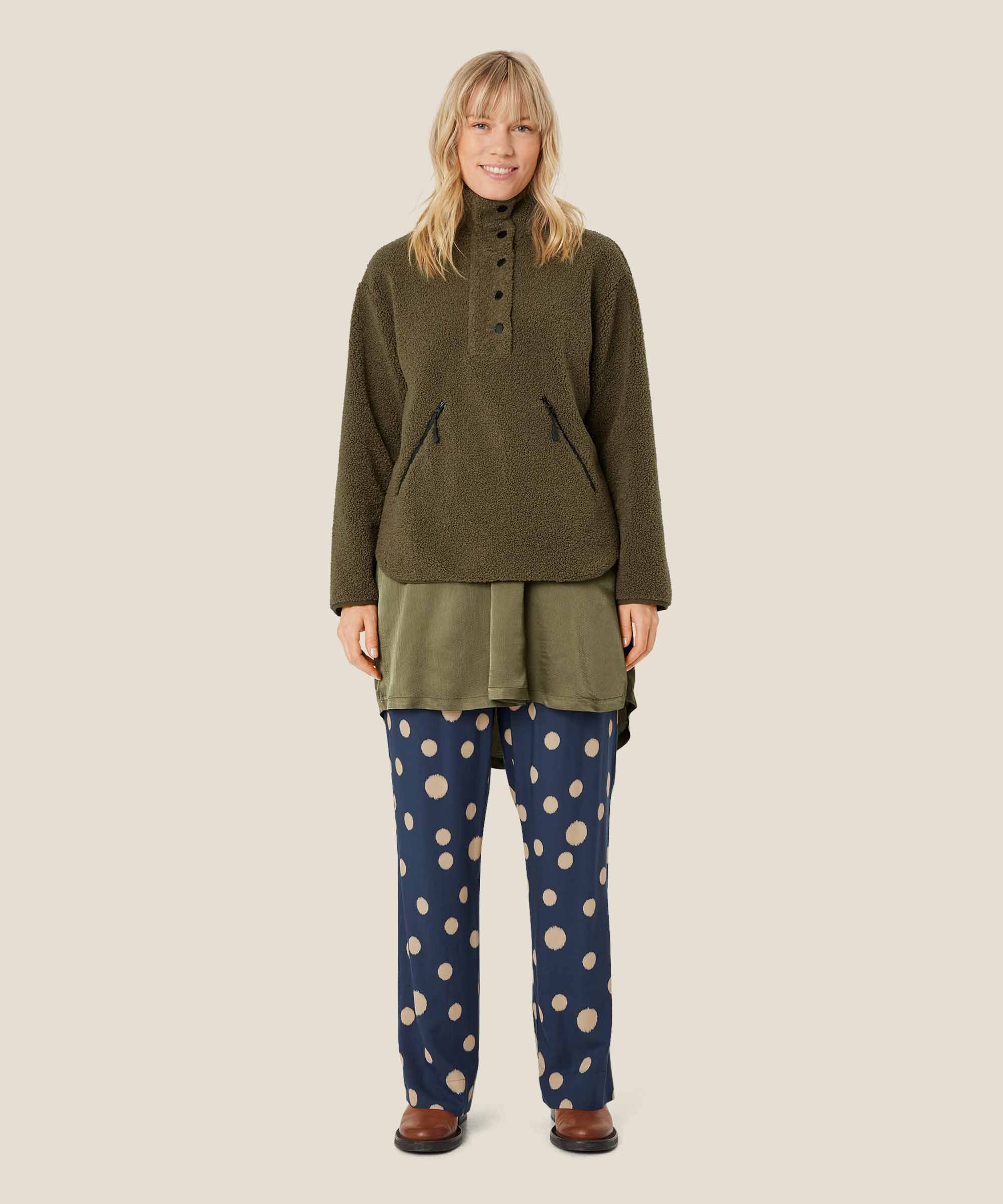 Biner Teddy Fleece Jumper, Sea Turtle