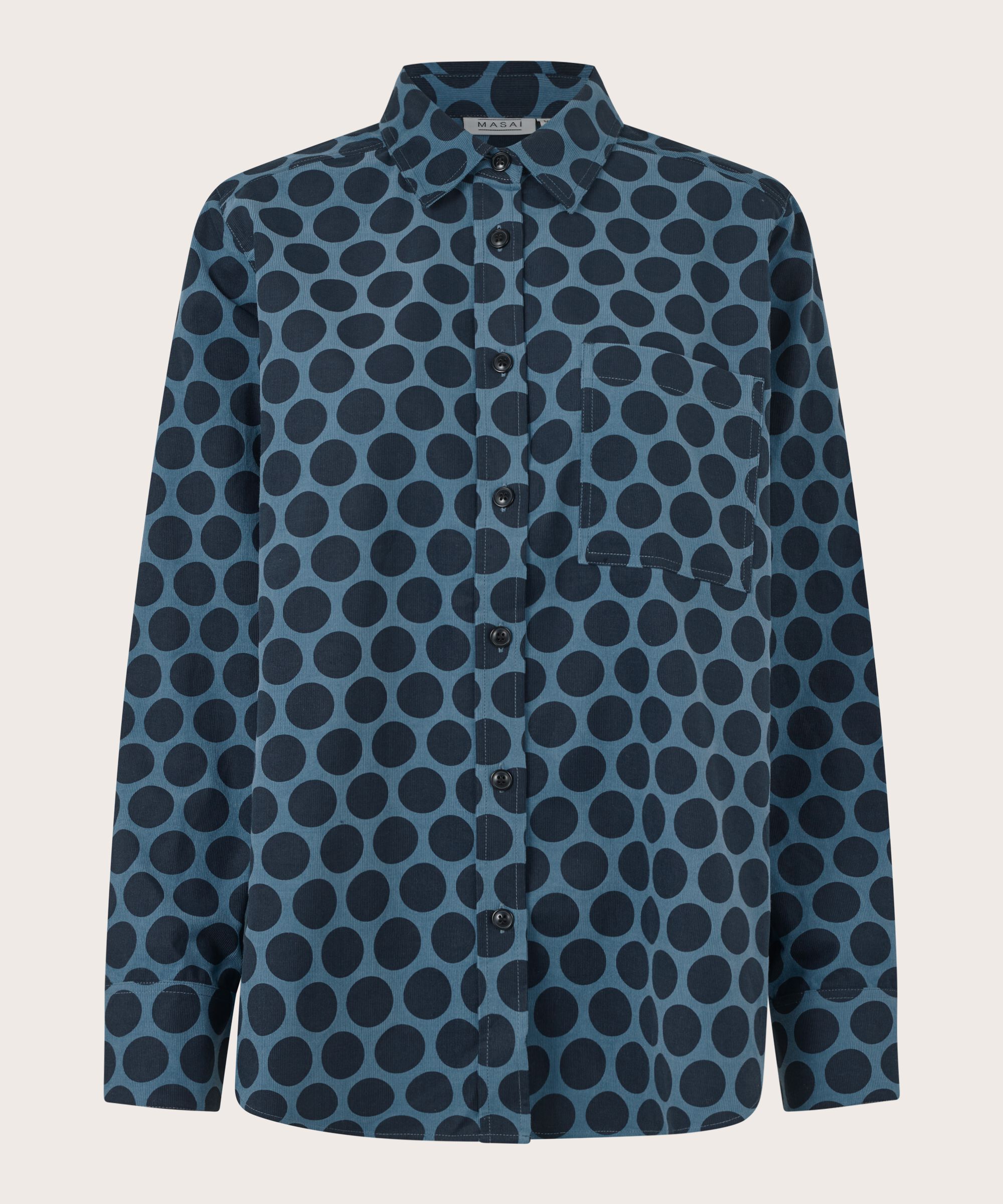 Indiba Shirt, Navy Blazer