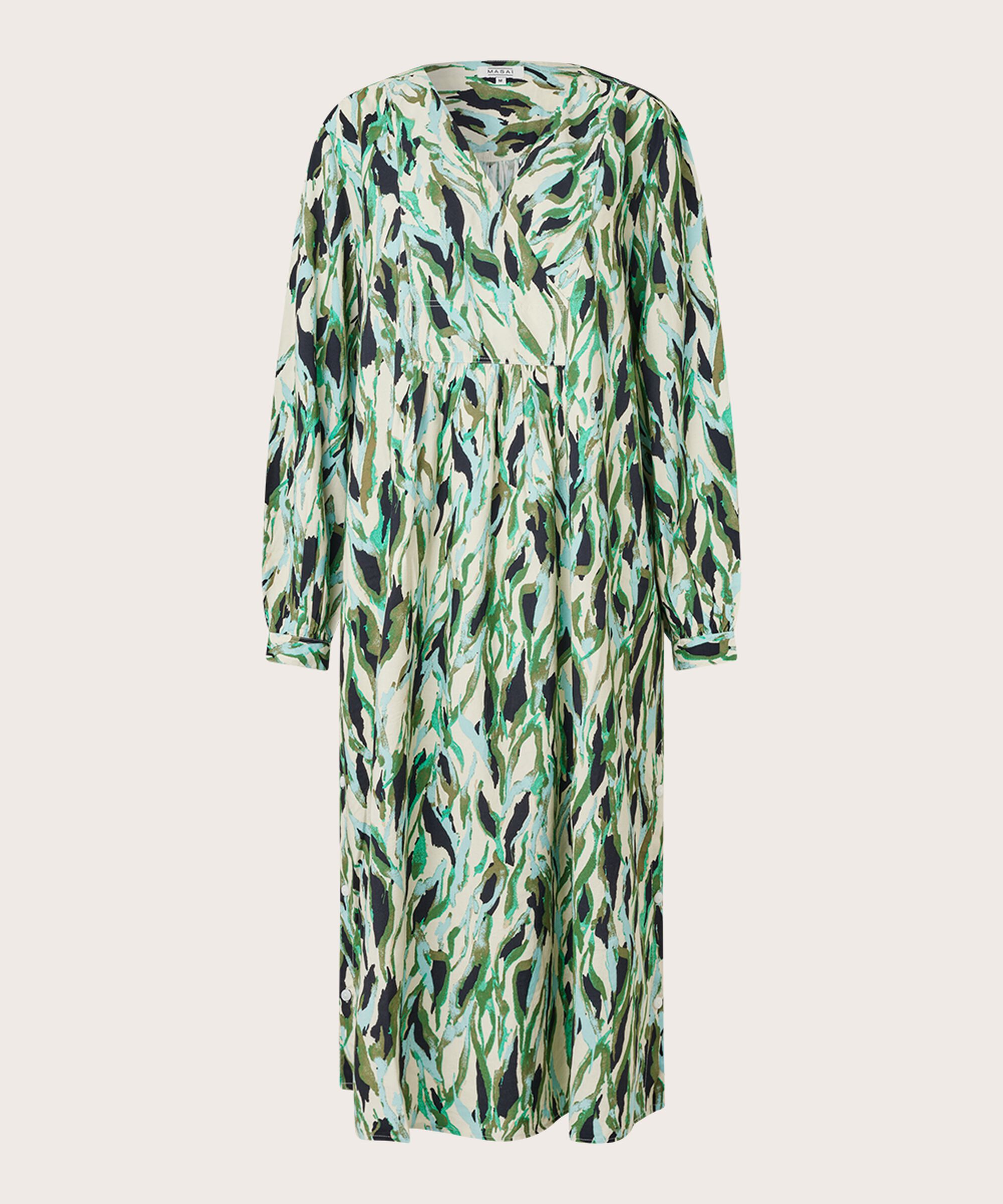 Noemma Dress, D. Lichen Green