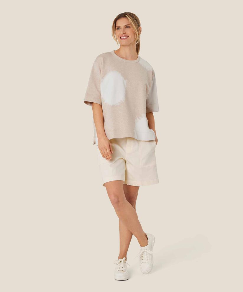 Dylcie JERSEY Top, Beige melange