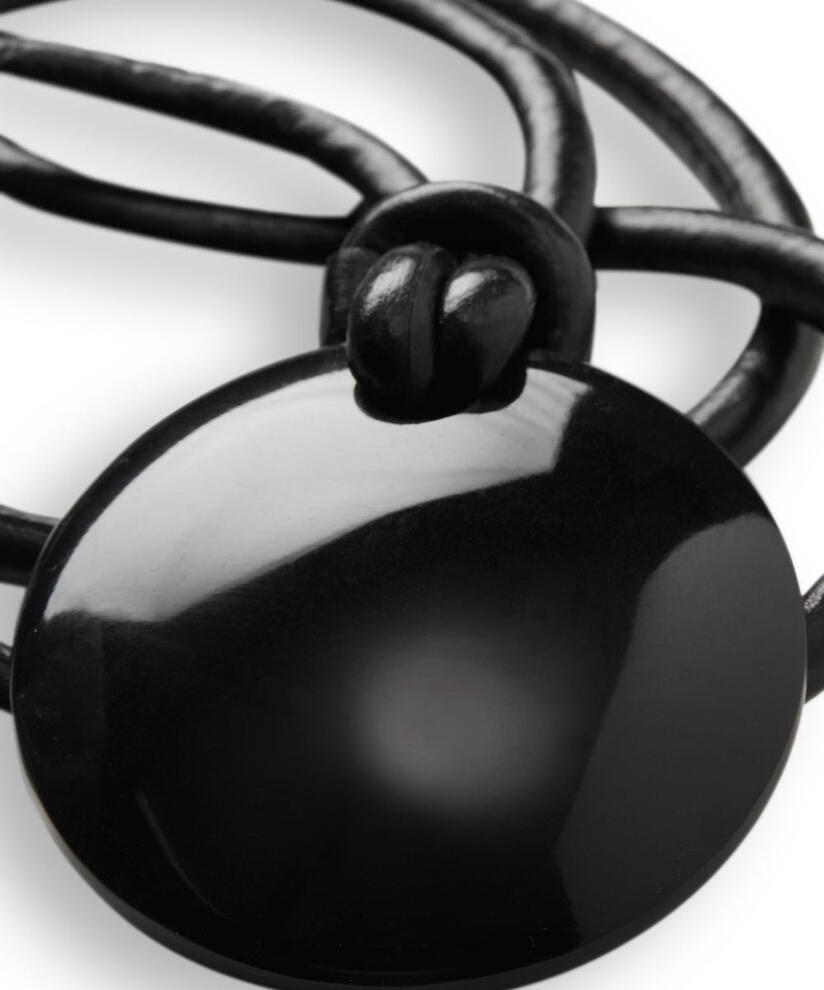 REYANNE NECKLACE, Black, hi-res