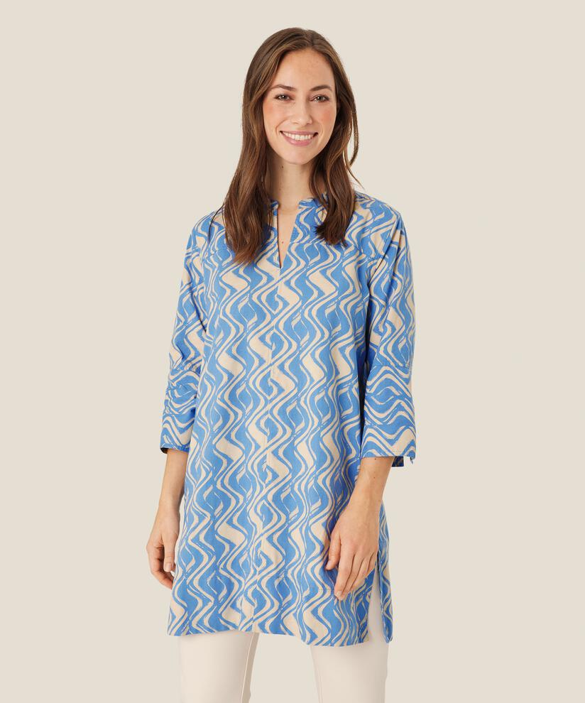 Gliona Tunic, Blue Bonnet