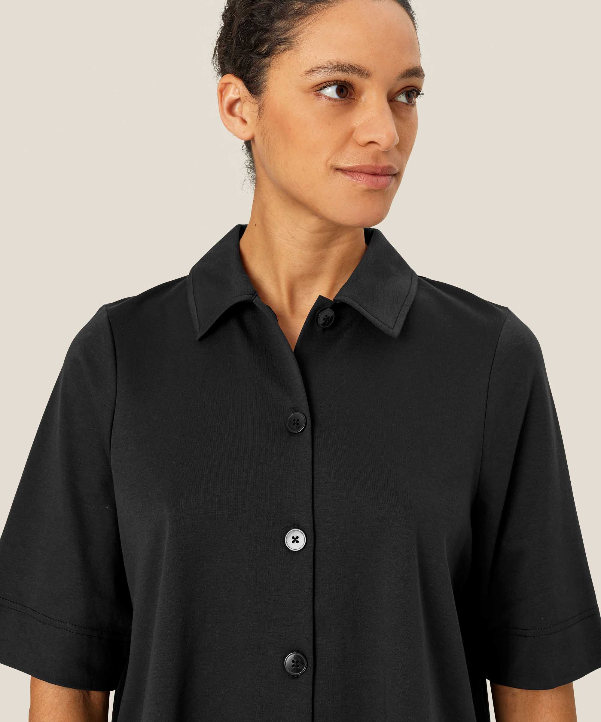 Ingelisa JERSEY Shirt, Black
