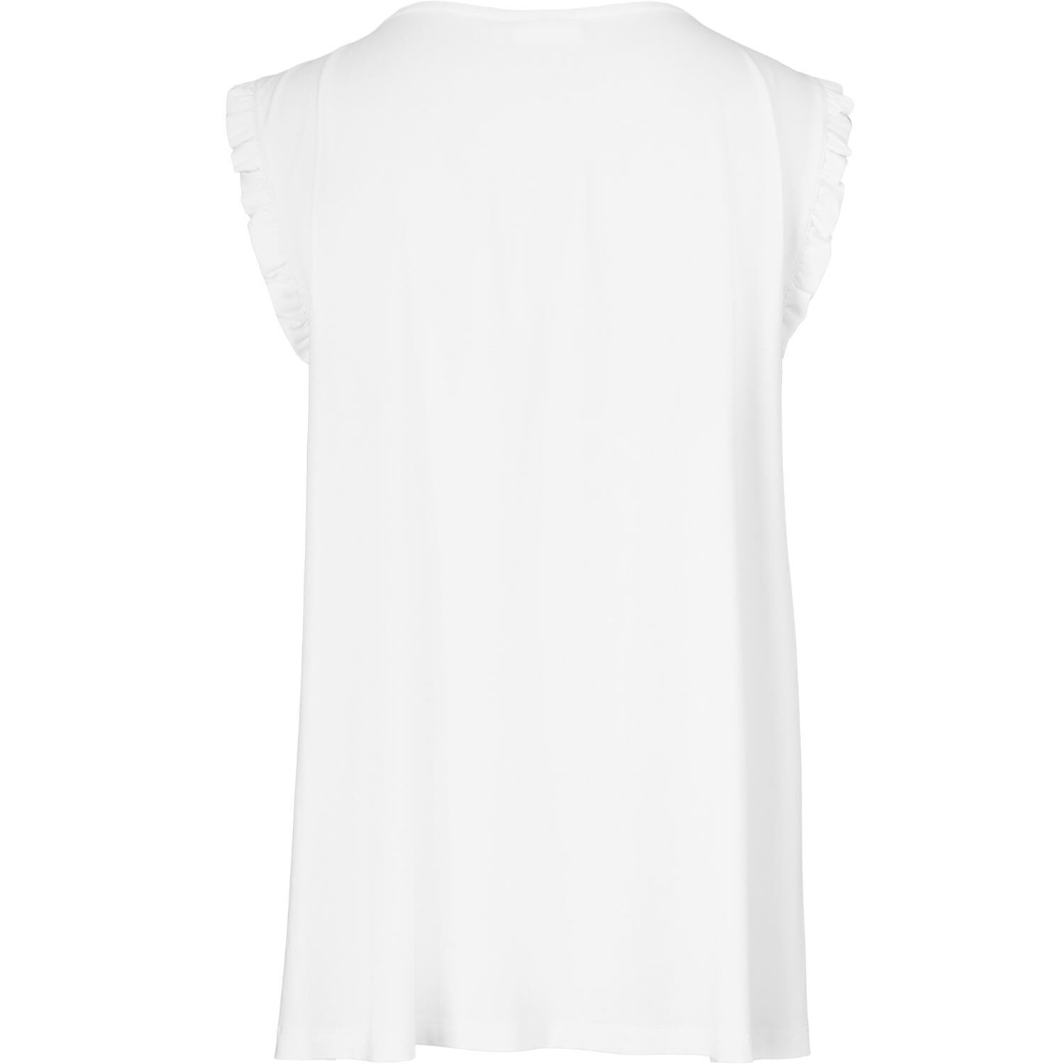 Edwina Jersey Top, White