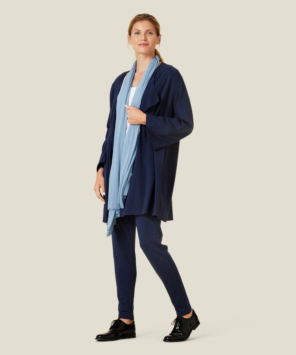 JENAMA JERSEY JACKET, Navy Blazer