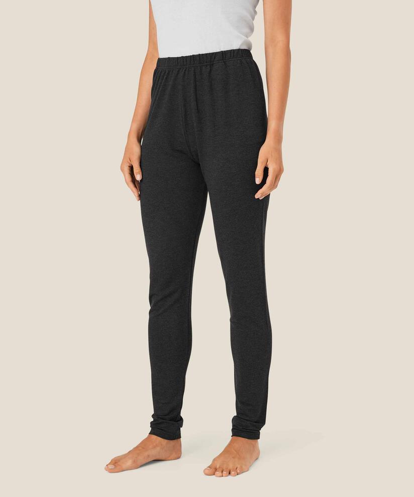 Pio JERSEY Leggings, D. Grey mel.