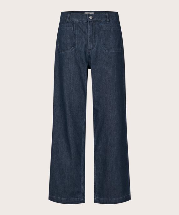 Partenope Denim Trousers, Dark Denim