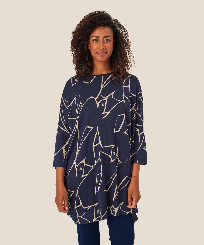 Gabini JERSEY Tunic, Navy Blazer