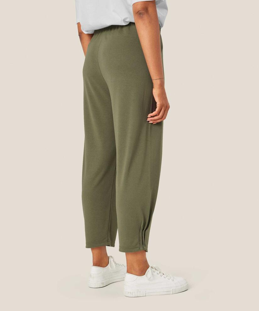 Patti JERSEY Trousers, D. Lichen Green